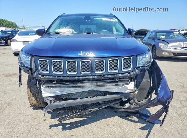 3C4NJDBB8JT207717 2018 JEEP COMPASS Blue Вид спереду