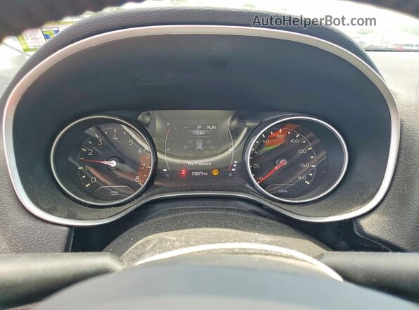 3C4NJDBB8JT342907 2018 JEEP COMPASS White Widok zestawu wskaźników