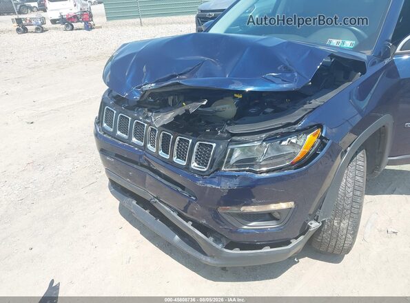 3C4NJDBB8JT373381 2018 JEEP COMPASS Blue Вид спереду