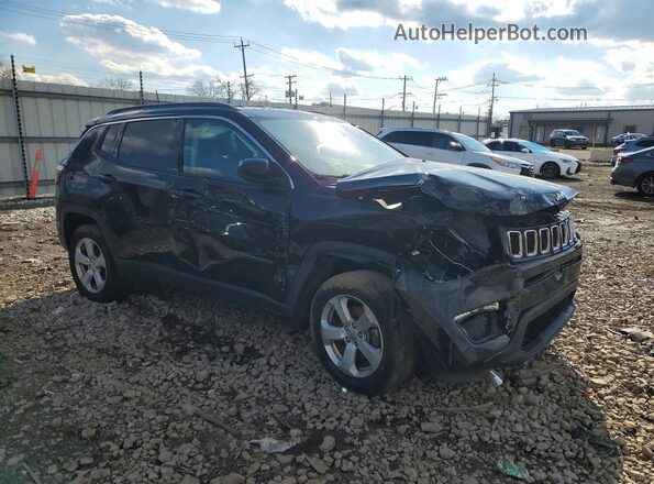3C4NJDBB8JT373512 2018 JEEP COMPASS Черный Передняя правая четверть