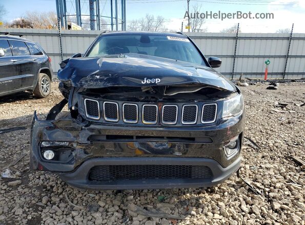 3C4NJDBB8JT373512 2018 JEEP COMPASS Черный Вид спереди