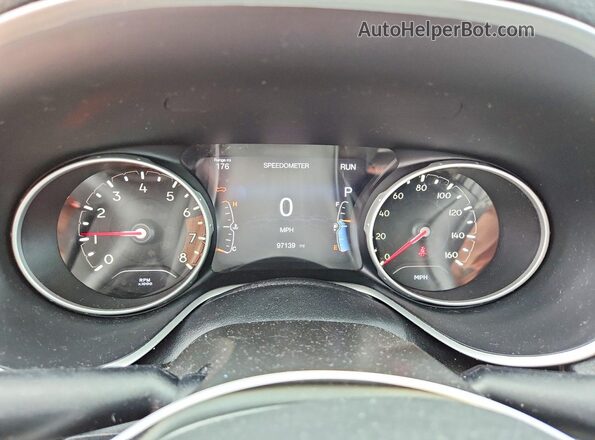 3C4NJDBB8JT401213 2018 JEEP COMPASS White Vista del cuadro de instrumentos