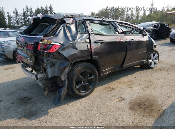 3C4NJDBB8JT423387 2018 JEEP COMPASS Black Trasero derecho