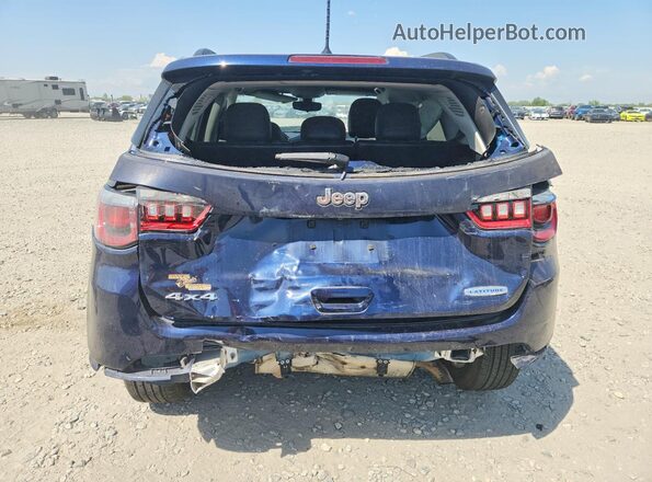 3C4NJDBB8JT481449 2018 JEEP COMPASS Blue Հետևի տեսք