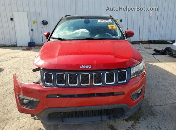 3C4NJDBB8KT628614 2019 JEEP COMPASS Красный Вид спереди
