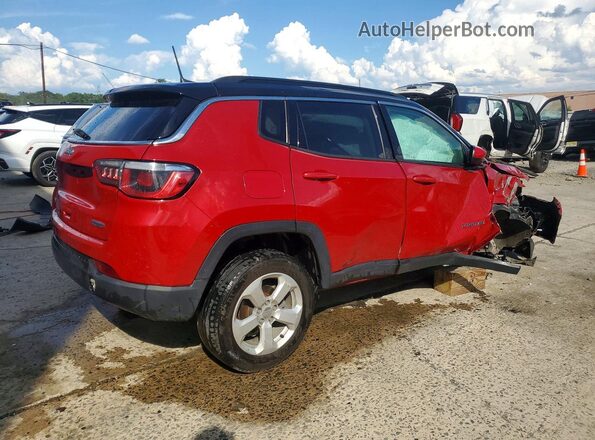 3C4NJDBB8KT628614 2019 JEEP COMPASS Красный Задняя правая четверть