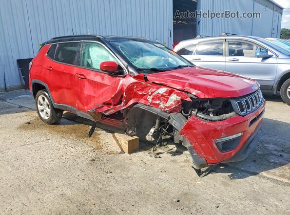 3C4NJDBB8KT628614 2019 JEEP COMPASS Красный Передняя правая четверть