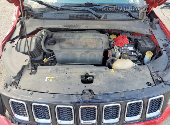 3C4NJDBB8KT628614 2019 JEEP COMPASS Красный Вид задней части салона