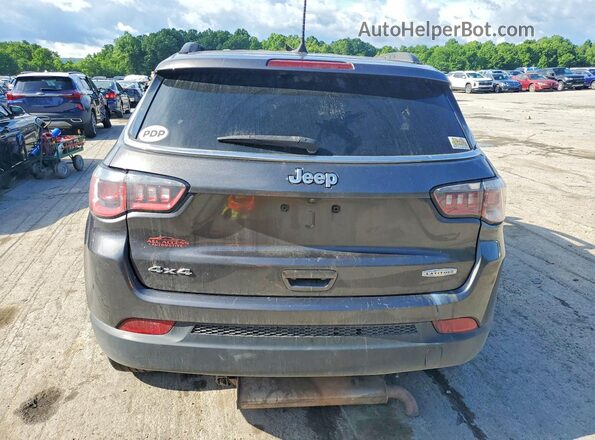 3C4NJDBB8KT696301 2019 JEEP COMPASS Gray უკანა ხედი