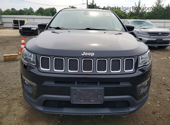 3C4NJDBB8KT740605 2019 JEEP COMPASS Black Widok z przodu