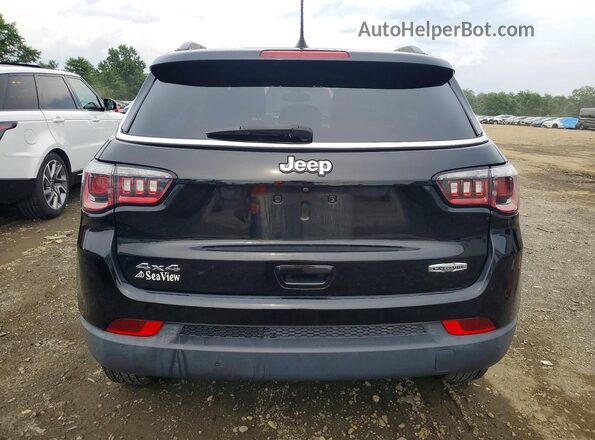 3C4NJDBB8KT740605 2019 JEEP COMPASS Black Widok z tyłu