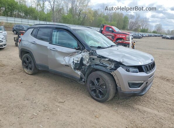 3C4NJDBB8KT740720 2019 JEEP COMPASS Серебряный Передняя правая четверть