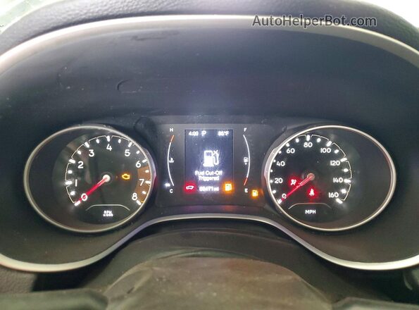 3C4NJDBB8LT137557 2020 JEEP COMPASS Black Widok zestawu wskaźników