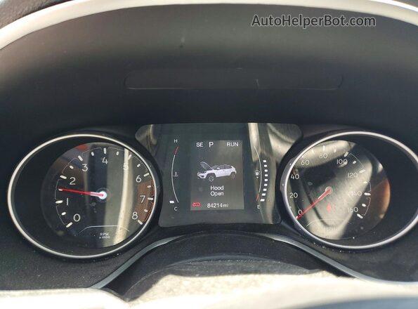 3C4NJDBB8LT167982 2020 JEEP COMPASS Gray ხელსაწყოთა პანელის ხედი