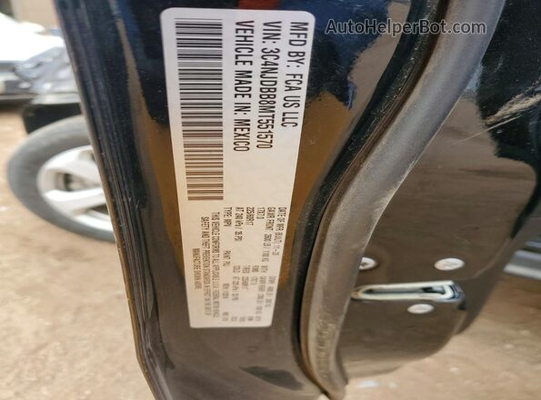 3C4NJDBB8MT551570 2021 JEEP COMPASS Черный Вид наклейки с VIN-кодом