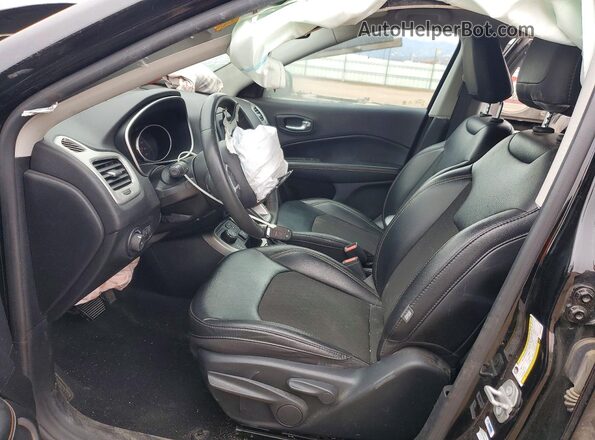 3C4NJDBB8MT551570 2021 JEEP COMPASS Черный Вид салона спереди