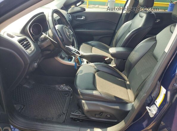 3C4NJDBB8MT584066 2021 JEEP COMPASS Blue Front interior view