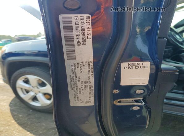 3C4NJDBB8MT584066 2021 JEEP COMPASS Blue VIN sticker view