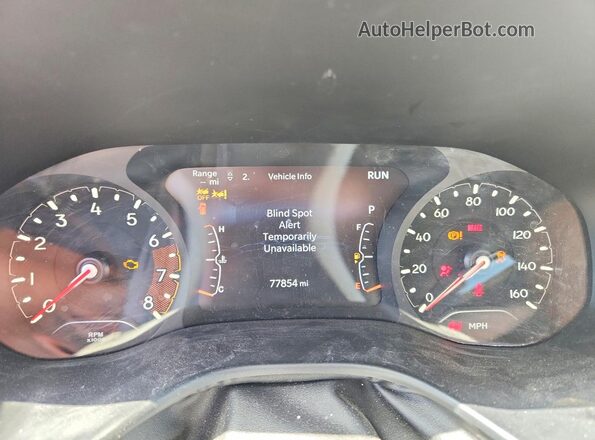 3C4NJDBB8NT203950 2022 JEEP COMPASS White Вид щитка приладів