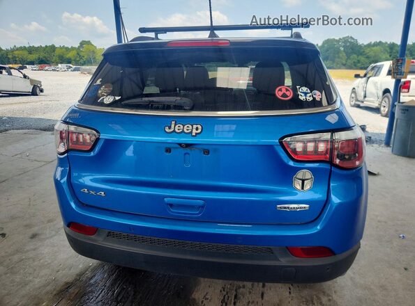 3C4NJDBB9JT178373 2018 JEEP COMPASS Blue Հետևի տեսք