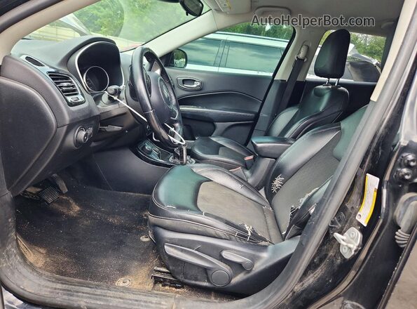 3C4NJDBB9JT304070 2018 JEEP COMPASS Black Vista interior delantera