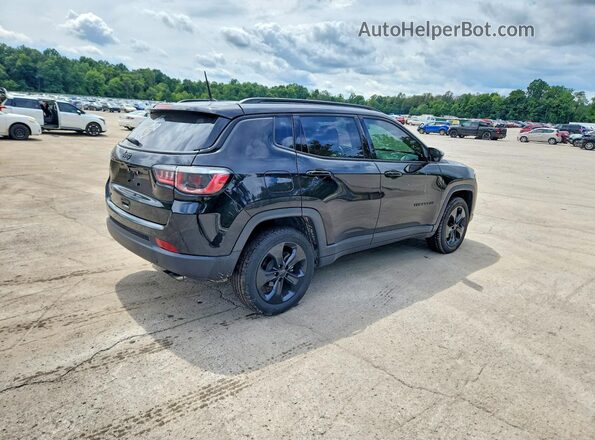 3C4NJDBB9JT304070 2018 JEEP COMPASS Black Trasero derecho