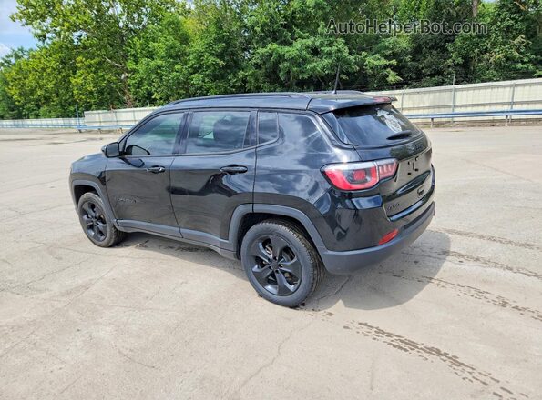 3C4NJDBB9JT304070 2018 JEEP COMPASS Black Trasero izquierdo