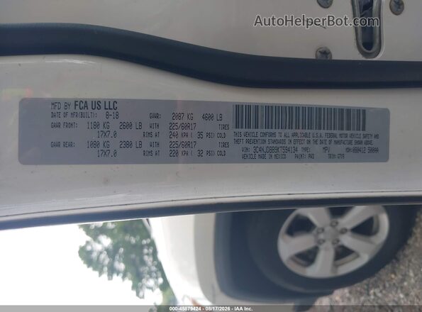 3C4NJDBB9KT594134 2019 JEEP COMPASS White Вид підкапотного простору