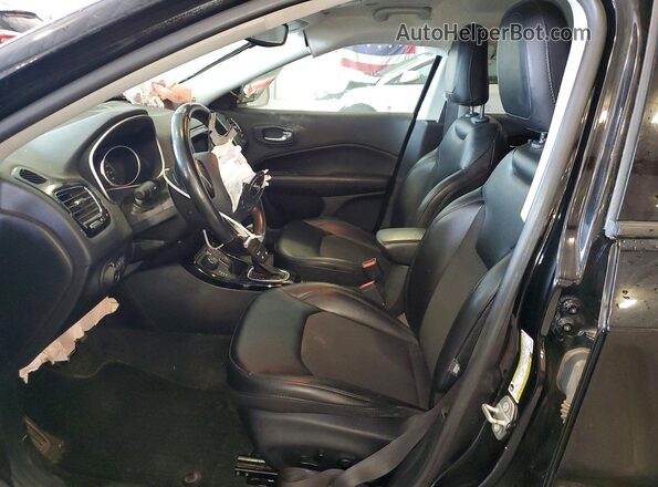 3C4NJDBB9KT599155 2019 JEEP COMPASS Черный Вид салона спереди