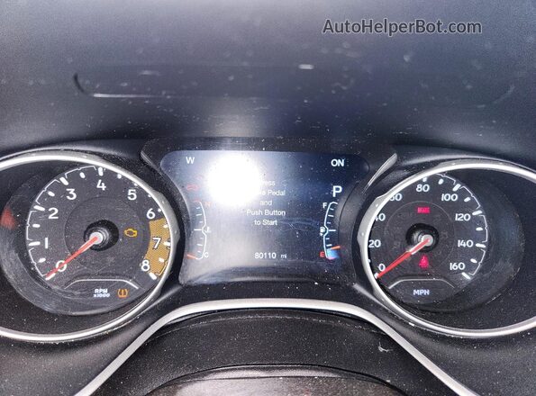 3C4NJDBB9KT737079 2019 JEEP COMPASS Черный Вид щитка приборов