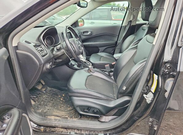 3C4NJDBB9LT157073 2020 JEEP COMPASS Black Widok wnętrza z przodu