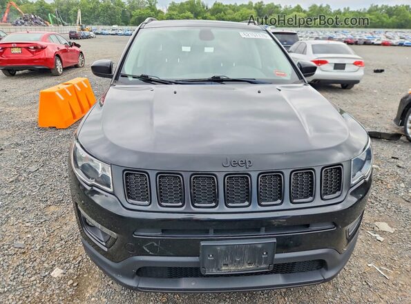 3C4NJDBB9LT157073 2020 JEEP COMPASS Black Widok z przodu