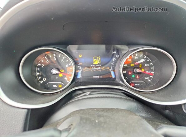 3C4NJDBB9LT157073 2020 JEEP COMPASS Black Widok zestawu wskaźników
