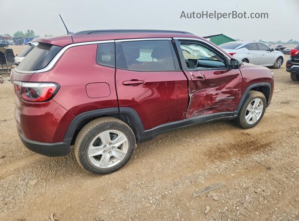 3C4NJDBB9NT130801 2022 JEEP COMPASS Burgundy Tył prawy