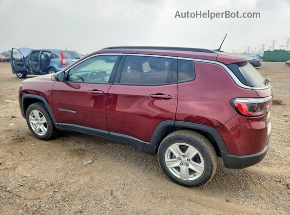 3C4NJDBB9NT130801 2022 JEEP COMPASS Burgundy Tył lewy