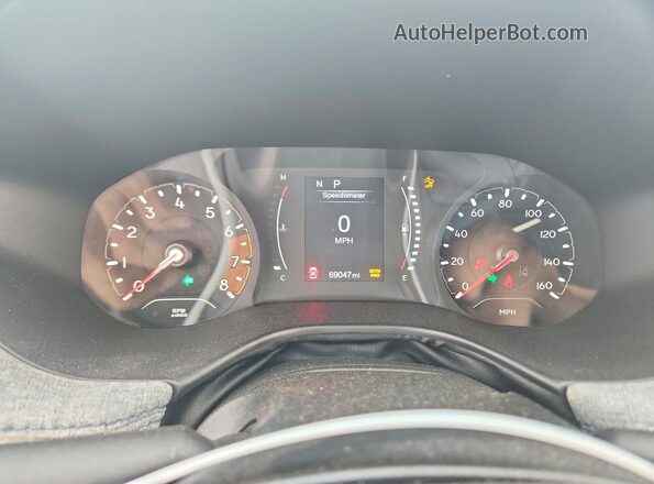 3C4NJDBB9NT130801 2022 JEEP COMPASS Burgundy Widok zestawu wskaźników