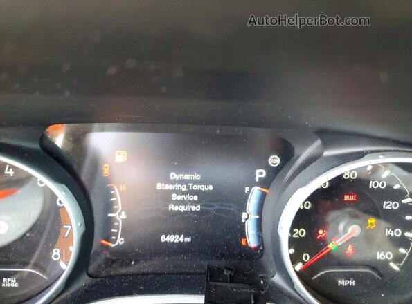 3C4NJDBBXHT641440 2017 JEEP COMPASS Gray Вид щитка приладів