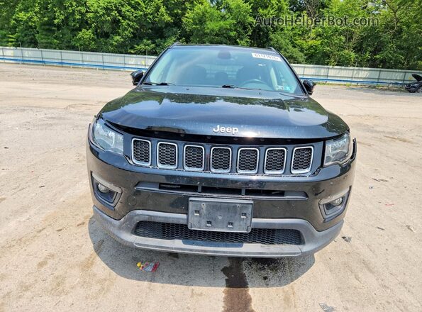 3C4NJDBBXJT155183 2018 JEEP COMPASS Черный Вид спереди