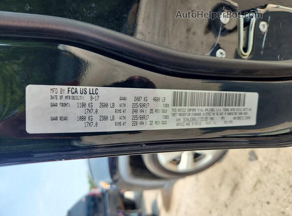 3C4NJDBBXJT155183 2018 JEEP COMPASS Черный Вид наклейки с VIN-кодом