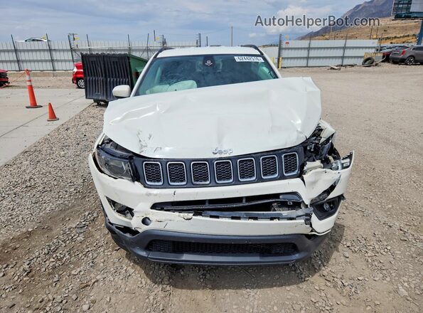 3C4NJDBBXJT342424 2018 JEEP COMPASS White Widok z przodu
