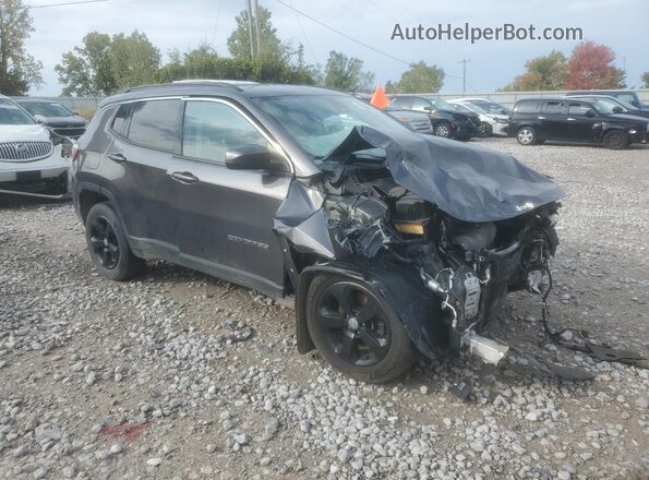 3C4NJDBBXJT391137 2018 JEEP COMPASS Угольный Передняя правая четверть