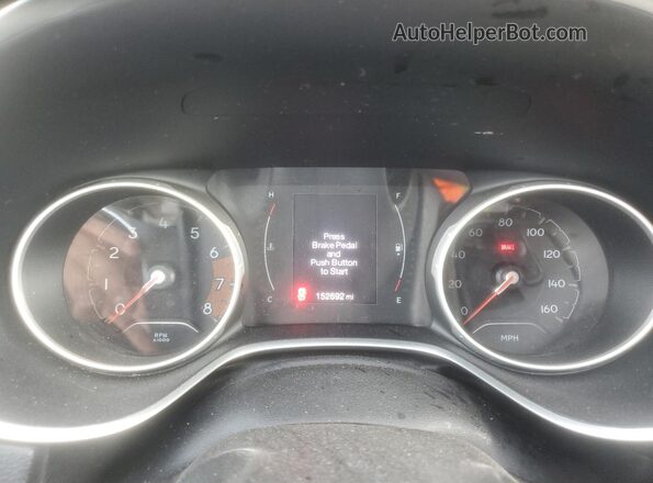 3C4NJDBBXJT391137 2018 JEEP COMPASS Угольный Вид щитка приборов