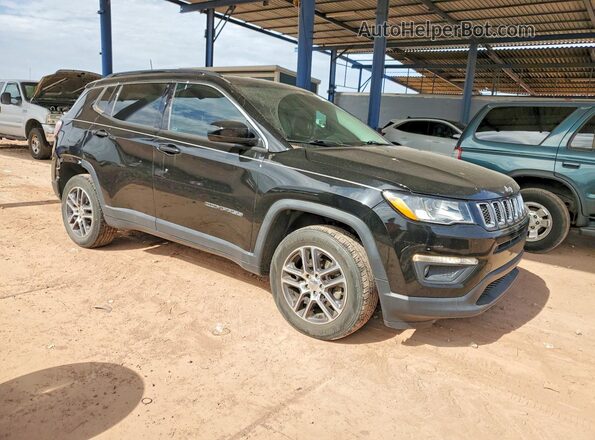 3C4NJDBBXJT458349 2018 JEEP COMPASS Black წინა მარჯვენა