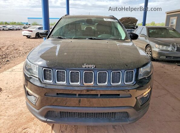 3C4NJDBBXJT458349 2018 JEEP COMPASS Black წინა ხედი