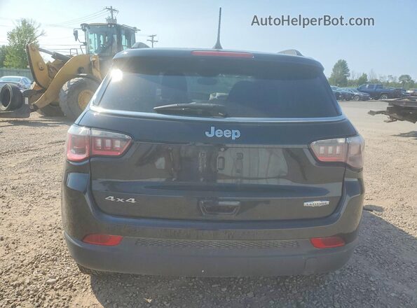 3C4NJDBBXJT479329 2018 JEEP COMPASS Black Widok z tyłu