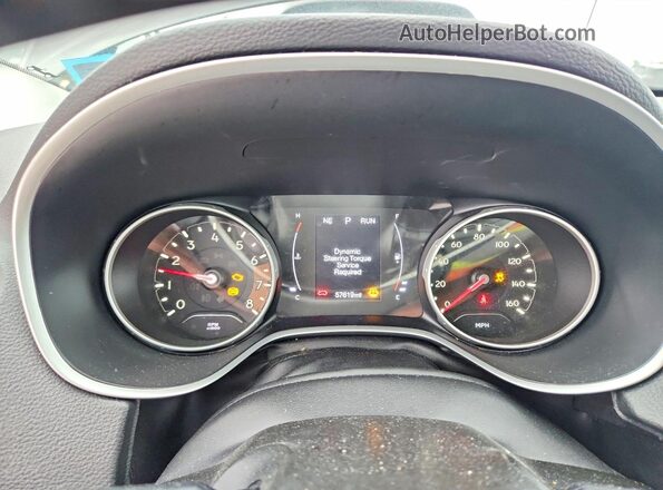 3C4NJDBBXKT664093 2019 JEEP COMPASS Charcoal Սարքավորումների վահանակի տեսք