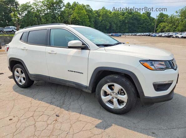 3C4NJDBBXKT776585 2019 JEEP COMPASS Белый Передняя правая четверть