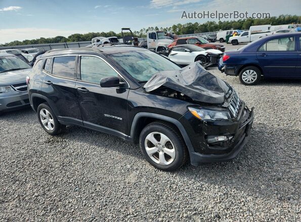 3C4NJDBBXKT847705 2019 JEEP COMPASS Black Przód prawy