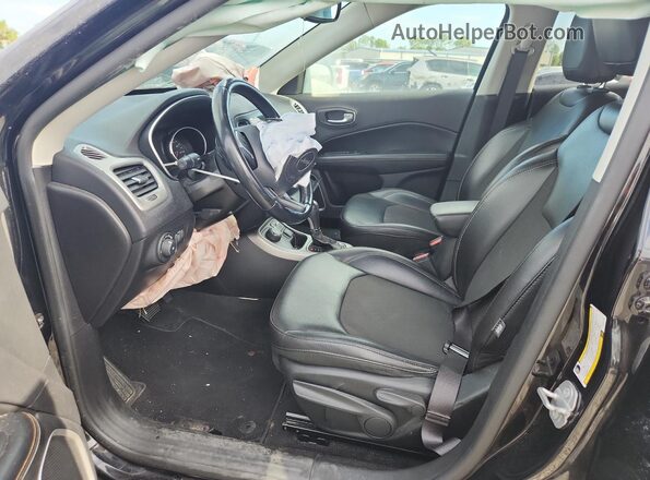3C4NJDBBXKT847705 2019 JEEP COMPASS Black Widok wnętrza z przodu