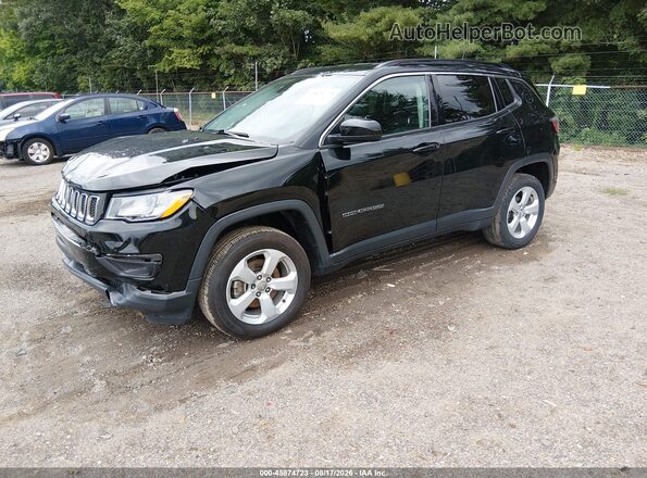 3C4NJDBBXLT105127 2020 JEEP COMPASS Black წინა მარცხენა ხედი სამი მეოთხედიდან